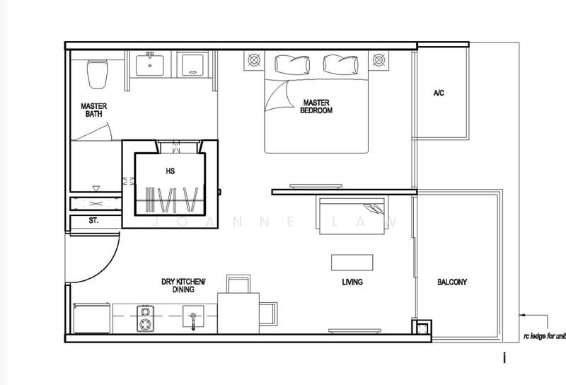 Nin Residence, 85 Pheng Geck Avenue, 1 Bedroom, 474 sqft, Condominium For Rent, by Joanne Law, 24542808 - PropertyGuru.com.sg