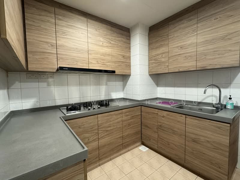 Tropical Spring, 23 Simei Street 4, 3 Bedrooms, 1,389 sqft, Condominium For Rent, by Chan Whye Hoong, 24544319 - Kitchen (one view) - PropertyGuru.com.sg