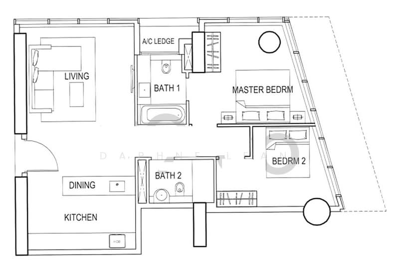 Reflections at Keppel Bay, 23 Keppel Bay View, 2 Bedrooms, 883 sqft, Condominium For Rent, by Daphne Lean, 24548176 - PropertyGuru.com.sg