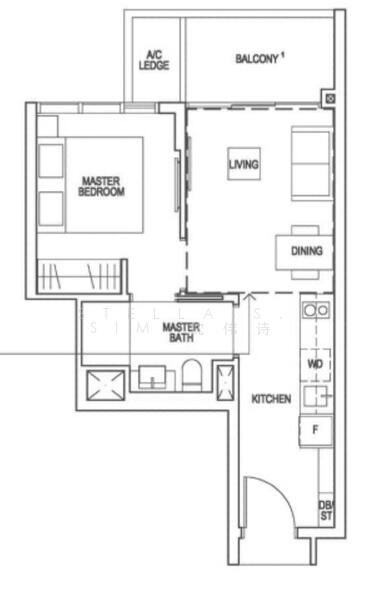 Riverfront Residences, 47 Hougang Avenue 7, 1 Bedroom, 463 sqft, Condominium For Rent, by Stella S Sim, 24551561 - PropertyGuru.com.sg