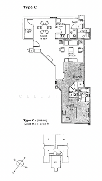Euro-Asia Lodge, 96 Joo Chiat Terrace, 2 Bedrooms, 1,163 sqft, Apartment For Sale, by Celest Ho, 24552222 - PropertyGuru.com.sg