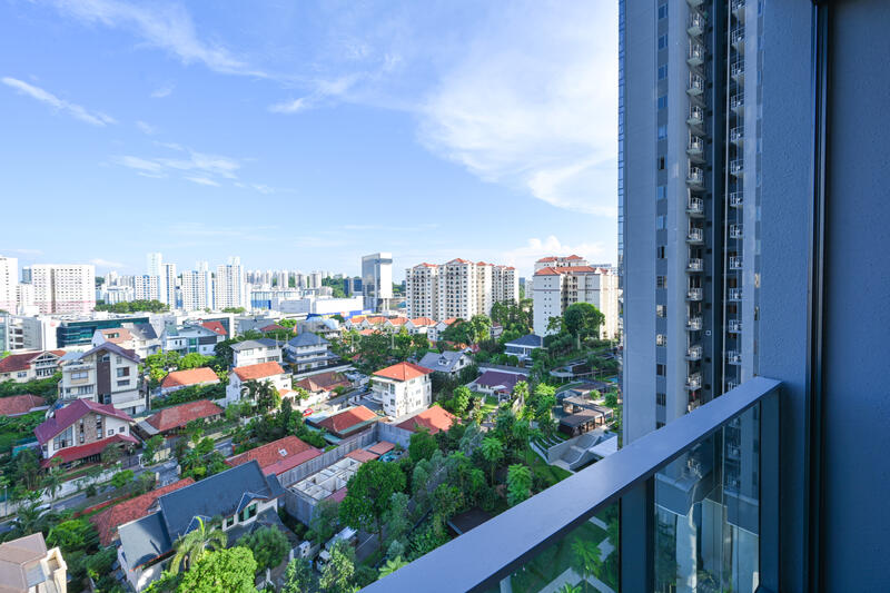View to the right of balcony