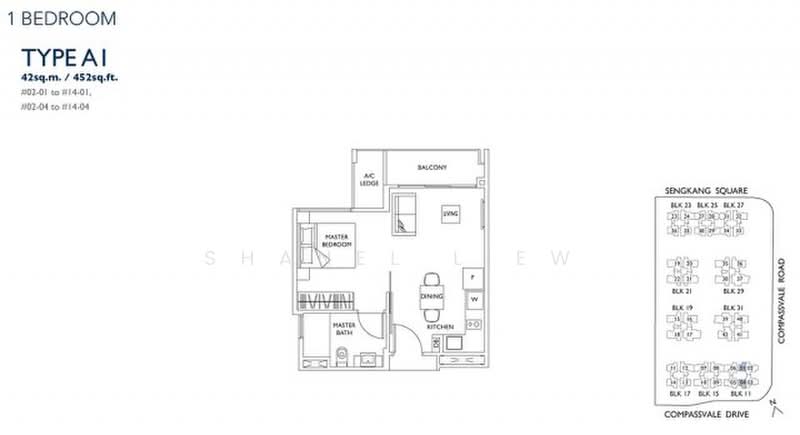 The Luxurie, 11 Compassvale Road, 1 Bedroom, 452 sqft, Condominium For Rent, by Shanel Liew, 24555570 - PropertyGuru.com.sg