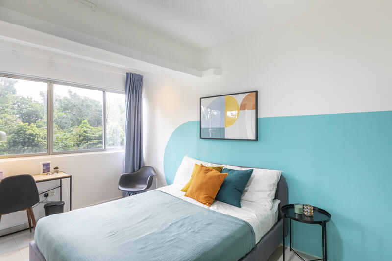 Lagoon View, 5000N Marine Parade Road, Room Rental, 100 sqft, Apartment For Rent, by Cove, 24558114 - Orange room - PropertyGuru.com.sg