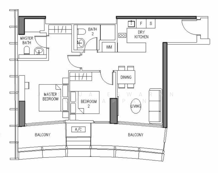 DUO Residences, 1 Fraser Street, Beach Road / Bugis / Rochor, 2 Bedrooms, 1,023 sqft, Apartment For Rent, by Joshua Eswaran Veliappan, 24558125 - PropertyGuru.com.sg
