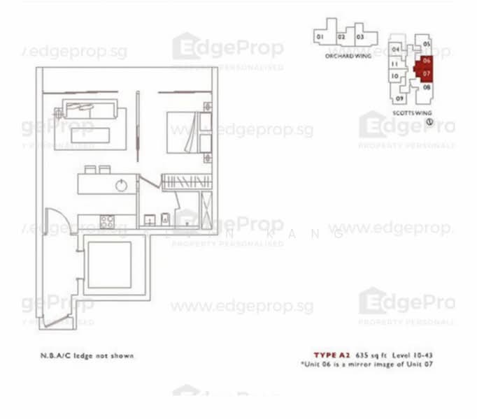 Scotts Square, 6 Scotts Road, 1 Bedroom, 635 sqft, Apartment For Rent, by Calvin Kang, 24561992 - PropertyGuru.com.sg