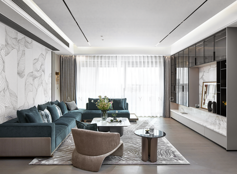 artist impression of family room