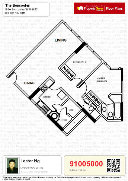 The Bencoolen, 180 Bencoolen Street, 2 Bedrooms, 900 sqft, Apartment For Rent, by Lester Ng, 24566148 - PropertyGuru.com.sg