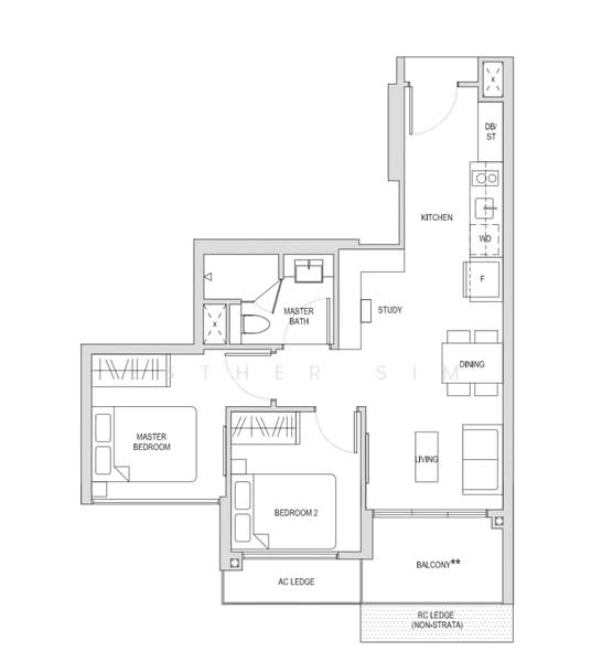 Affinity At Serangoon, 18 Serangoon North Avenue 1, 2 Bedrooms, 624 sqft, Condominium For Rent, by Esther Sim, 24566639 - PropertyGuru.com.sg