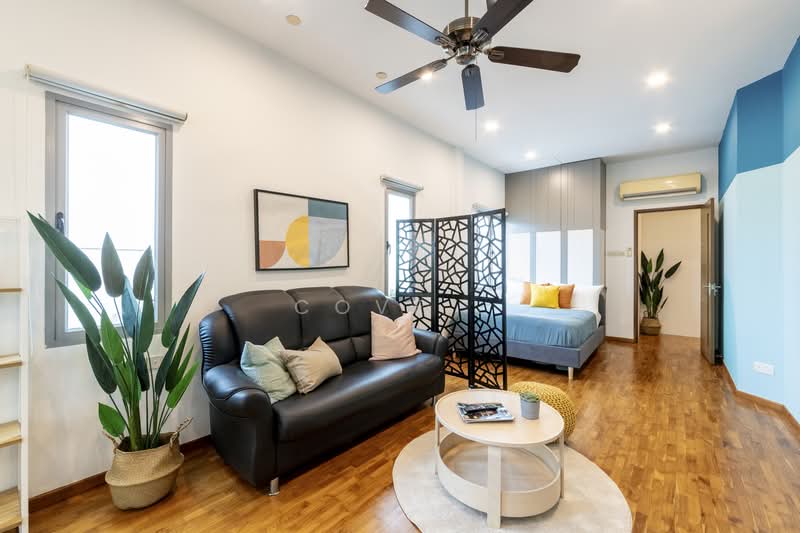 12A Lorong Salleh - Studio, Lorong Salleh, Studio, 380 sqft, Terraced House For Rent, by Cove, 24569323 - Blue room - PropertyGuru.com.sg