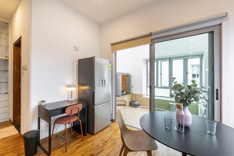 12A Lorong Salleh - Studio, Lorong Salleh, Studio, 380 sqft, Terraced House For Rent, by Cove, 24569323 - Blue kitchenette - PropertyGuru.com.sg