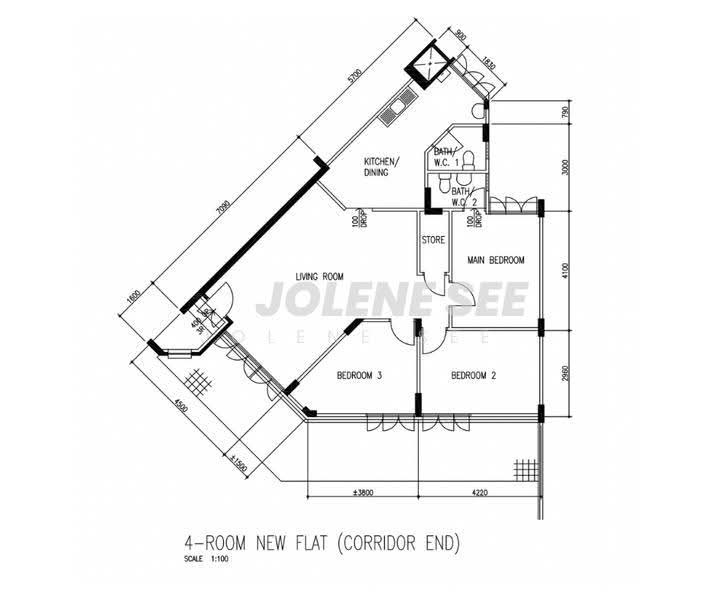 113 Serangoon North Avenue 1, 113 Serangoon North Avenue 1, Hougang / Punggol / Sengkang, 3 Bedrooms, 1,076 sqft, HDB Flat For Rent, by Jolene See, 24571238 - PropertyGuru.com.sg