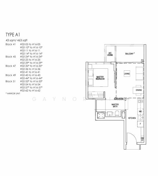 Riverfront Residences, 41 Hougang Avenue 7, 1 Bedroom, 463 sqft, N RENT, by Gaynor Lim, 24571603