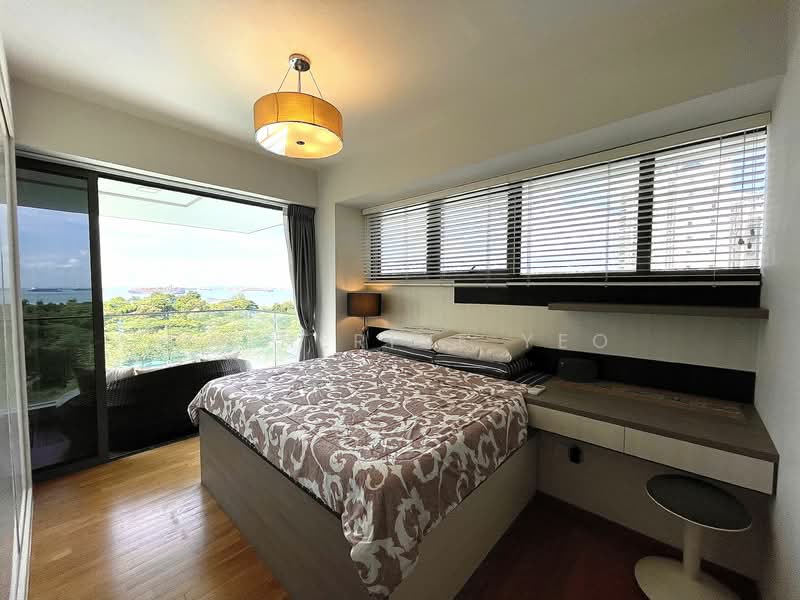The Aristo, 23 Amber Road, 2 Bedrooms, 807 sqft, Apartment For Rent, by Catherine Yeo, 24575736 - Master bedroom from entrance .. step right into balcony with seaview  - PropertyGuru.com.sg