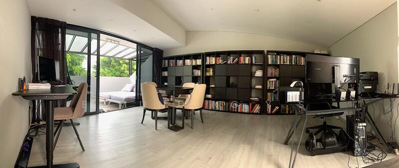 Office space on the attic level. Quiet and conducive 