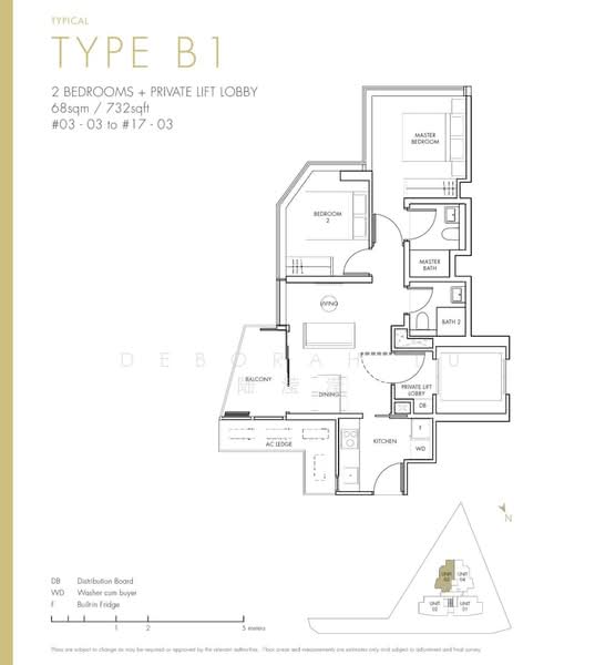 One Draycott, 1 Draycott Park, 2 Bedrooms, 732 sqft, Condominium For Rent, by Deborah Lu 陆滢滢, 24576826 - PropertyGuru.com.sg