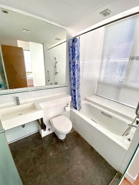 One Amber, 9 Amber Gardens, 2 Bedrooms, 958 sqft, Condominium For Rent, by Malvin Chua, 24578798 - Master bathroom with bathtub. - PropertyGuru.com.sg