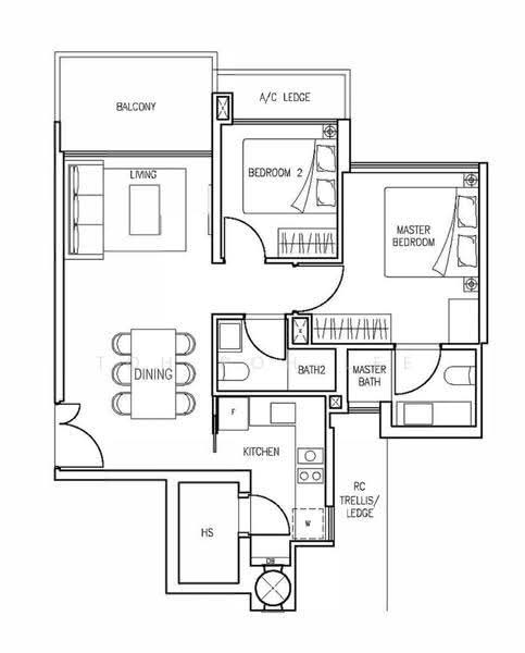 Stars of Kovan, 986 Upper Serangoon Road, 2 Bedrooms, 742 sqft, Condominium For Rent, by Toh Poh Lee, 24580012 - PropertyGuru.com.sg