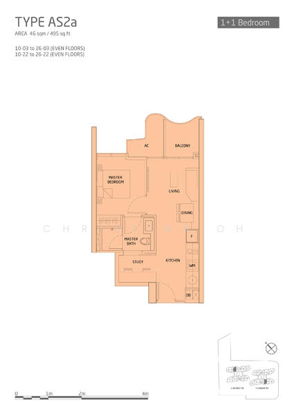 Queens Peak, 3 Dundee Road, 1 Bedroom, 495 sqft, Condominium For Rent, by Christina Oh, 24580232 - PropertyGuru.com.sg