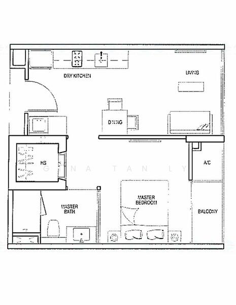 Nin Residence, 83 Pheng Geck Avenue, Macpherson / Potong Pasir, 1 Bedroom, 452 sqft, Condominium For Rent, by Gina Tan LY, 24593794 - PropertyGuru.com.sg