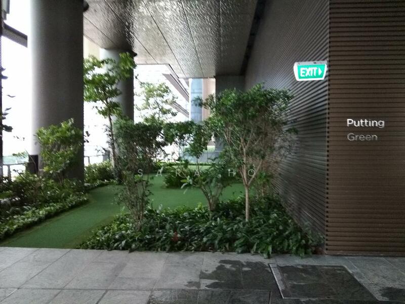 Marina One Residences, 21 Marina Way, 2 Bedrooms, 1,130 sqft, Condominium For Rent, by Sara Ho, 24606673 - putting greens at the condo - PropertyGuru.com.sg