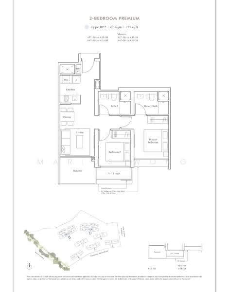 Avenue South Residence, 13 Silat Avenue, 2 Bedrooms, 721 sqft, Condominium For Rent, by Marius Wong, 24611766 - PropertyGuru.com.sg