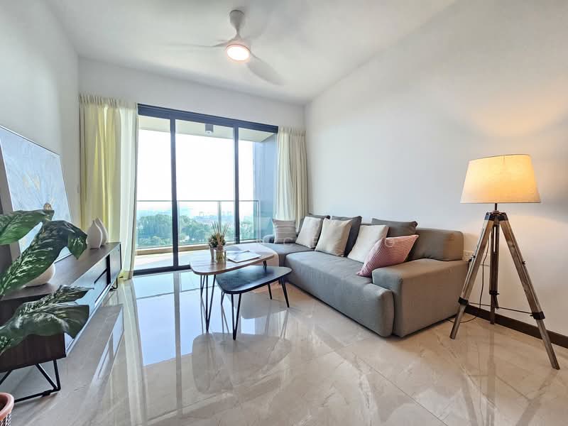 Normanton Park, 51 Normanton Park, 3 Bedrooms, 958 sqft, Condominium For Rent, by Terence Ng, 24611785 - Full Park and Sea View from Living - PropertyGuru.com.sg