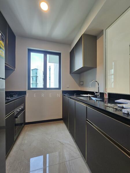 Normanton Park, 51 Normanton Park, 3 Bedrooms, 958 sqft, Condominium For Rent, by Terence Ng, 24611785 - Fully fitted kitchen with half height glass for natural lightning - PropertyGuru.com.sg