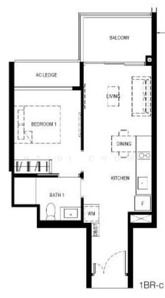 Normanton Park, 49 Normanton Park, 1 Bedroom, 517 sqft, Condominium For Rent, by Heidi Chow, 24613600 - PropertyGuru.com.sg