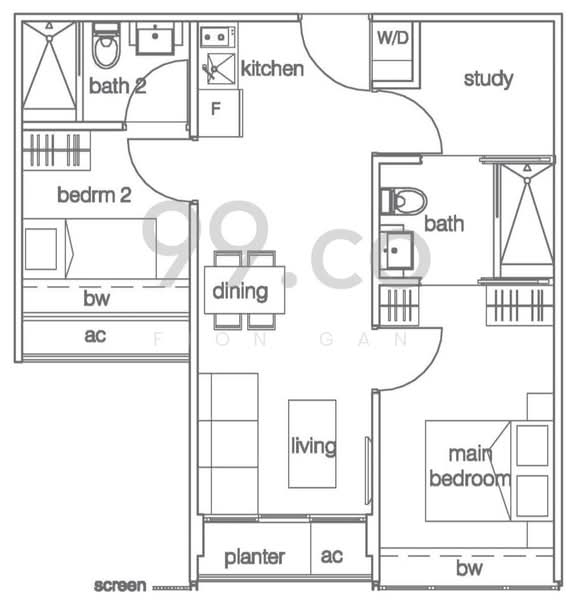 Alexis, 356 Alexandra Road, 2 Bedrooms, 657 sqft, Condominium For Rent, by Fion Gan, 24615125 - PropertyGuru.com.sg