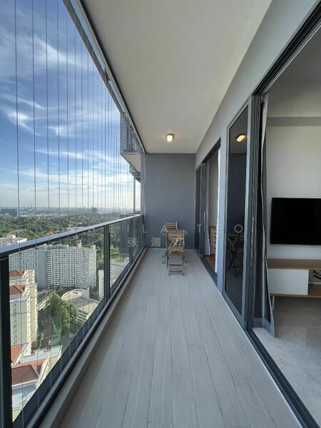 Long balcony