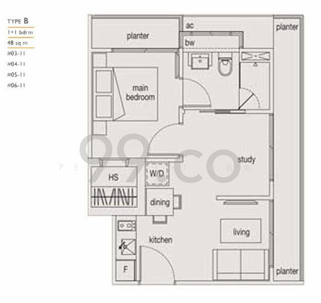 Loft @ Nathan, 31 Nathan Road, 1 Bedroom, 520 sqft, Condominium For Rent, by Persis Tai 戴君如, 24625021 - PropertyGuru.com.sg