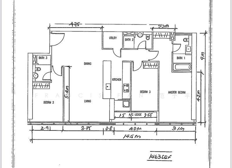 Floor Plan with internal Dimensions (approximate )