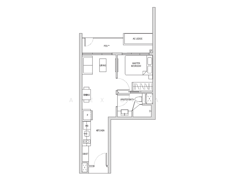 Affinity At Serangoon, 32 Serangoon North Avenue 1, 1 Bedroom, 484 sqft, Condominium For Rent, by Alex Chua, 24631703 - PropertyGuru.com.sg