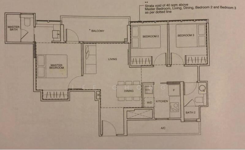 Arena Residences, 20 Guillemard Crescent, 3 Bedrooms, 1,238 sqft, Condominium For Rent, by Lee Chong, 24631983 - PropertyGuru.com.sg