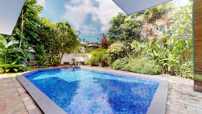 Elegant Bukit Timah Semi- D with pool 4 + helpers, Jalan Pandan, 4 Bedrooms, 3,300 sqft, Semi-Detached House For Rent, by Deborah Law, 24634579 - Landscape Garden - PropertyGuru.com.sg