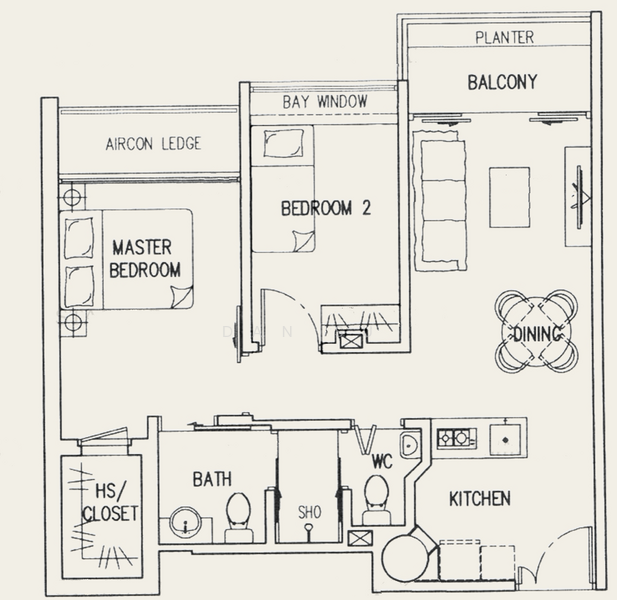 The Ariel, 31 Lorong 105 Changi, 2 Bedrooms, 732 sqft, Condominium For Rent, by Dan Su, 24636438 - PropertyGuru.com.sg
