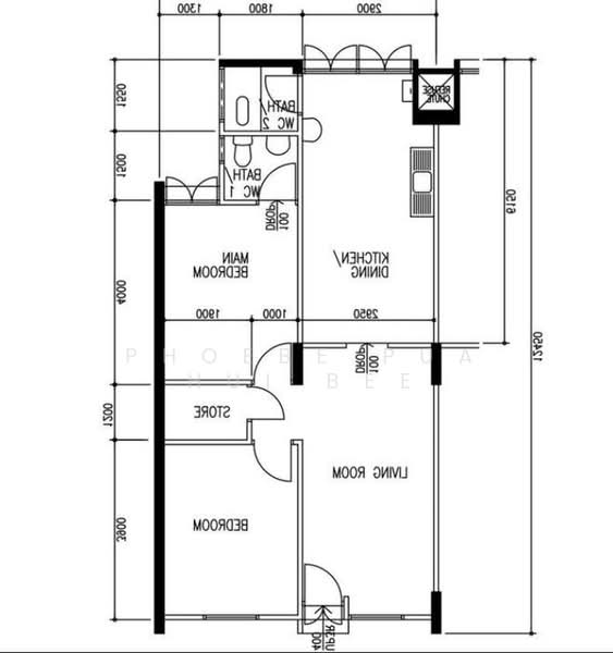 461 Ang Mo Kio Avenue 10, 461 Ang Mo Kio Avenue 10, 2 Bedrooms, 731 sqft, HDB Flat For Rent, by Phoebe Pua Hui Bee, 24642470 - PropertyGuru.com.sg