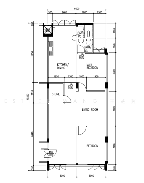 217 Bedok North Street 1, 217 Bedok North Street 1, 2 Bedrooms, 882 sqft, HDB Flat For Rent, by Esther Wang 王芝茵, 24643472 - PropertyGuru.com.sg