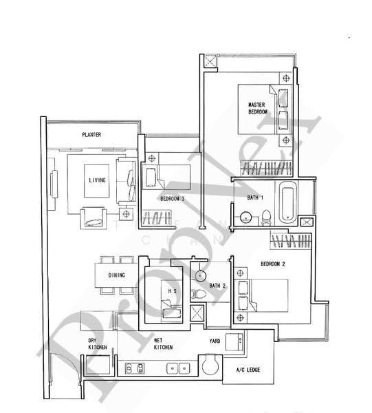 The Quartz, 53 Compassvale Bow, Hougang / Punggol / Sengkang, 3 Bedrooms, 1,044 sqft, Condominium For Sale, by Tiffany Chan, 24643791 - PropertyGuru.com.sg