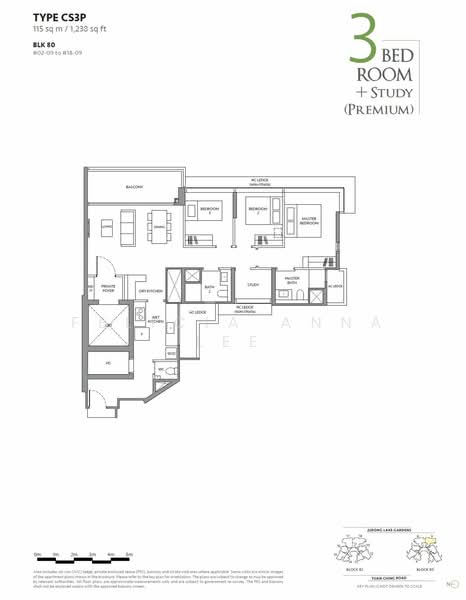 The LakeGarden Residences, 80 Yuan Ching Road, 3 Bedrooms, 1,238 sqft, Condominium For Sale, by Felicia Anna Lee, 24646238 - PropertyGuru.com.sg