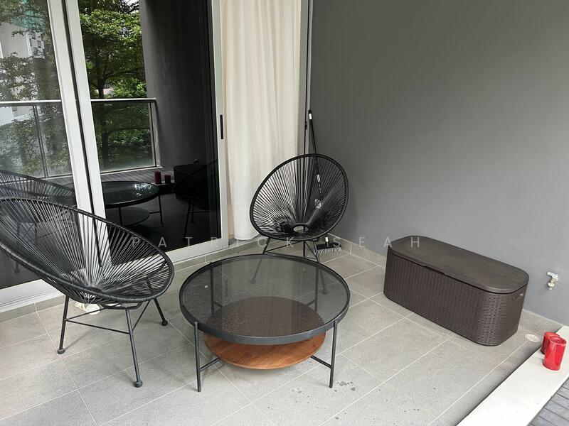 Spacious balcony