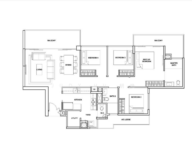 Parc Centros, 86 Punggol Central, 4 Bedrooms, 1,346 sqft, Condominium For Rent, by Judy Hu 胡艳, 24648798 - PropertyGuru.com.sg