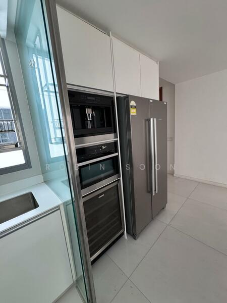 Double door fridge and Microwave 