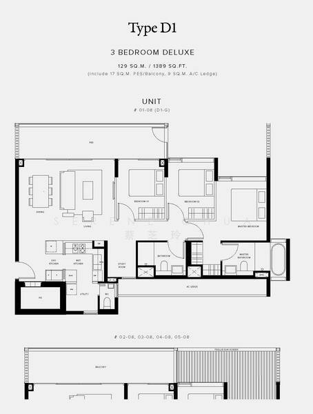 Jervois Prive, 100A Jervois Road, 3 Bedrooms, 807 sqft, Condominium For Sale, by Serene Chua 蔡芝玲, 24650080 - PropertyGuru.com.sg