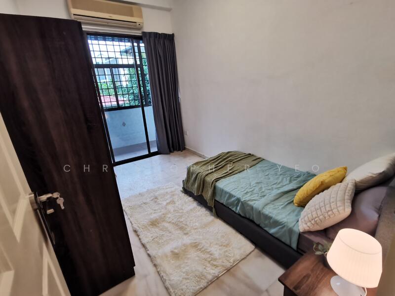 Partition Bedroom 2 with bakcony view.