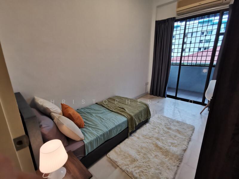 Partition Bedroom 1 with balcony view