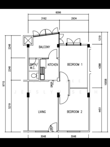 95 Old Airport Road, 95 Old Airport Road, 2 Bedrooms, 602 sqft, HDB Flat For Rent, by Elson Lee, 24656315 - PropertyGuru.com.sg