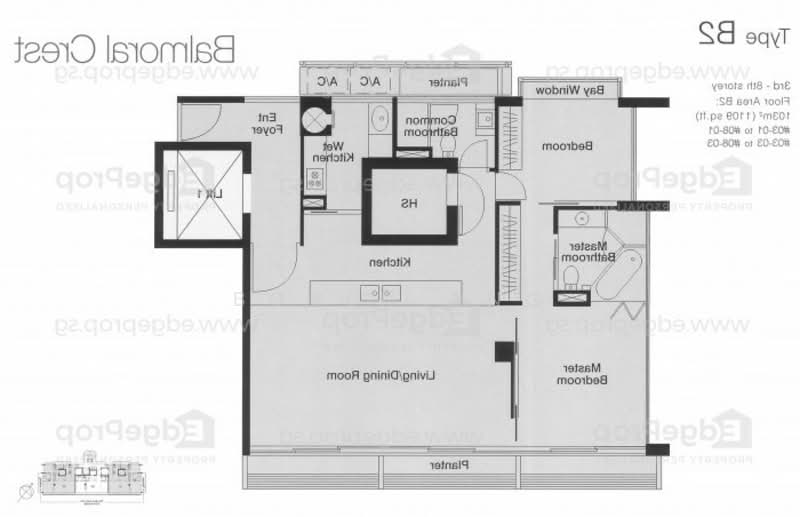 Balmoral Crest, 1 Balmoral Crescent, 2 Bedrooms, 1,098 sqft, Apartment For Rent, by Boren Ang, 24658152 - PropertyGuru.com.sg