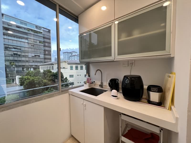 Balmoral Crest, 1 Balmoral Crescent, 2 Bedrooms, 1,098 sqft, Apartment For Rent, by Boren Ang, 24658152 - Kitchen with large panel windows - PropertyGuru.com.sg